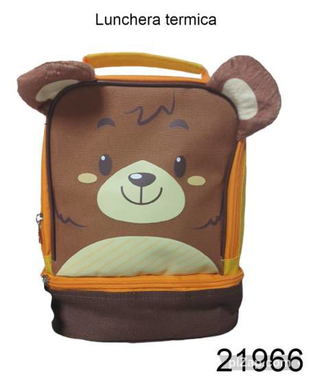 Imagen de LUNCHERA TERMICA ANIMALES 26X20 CM 1.25